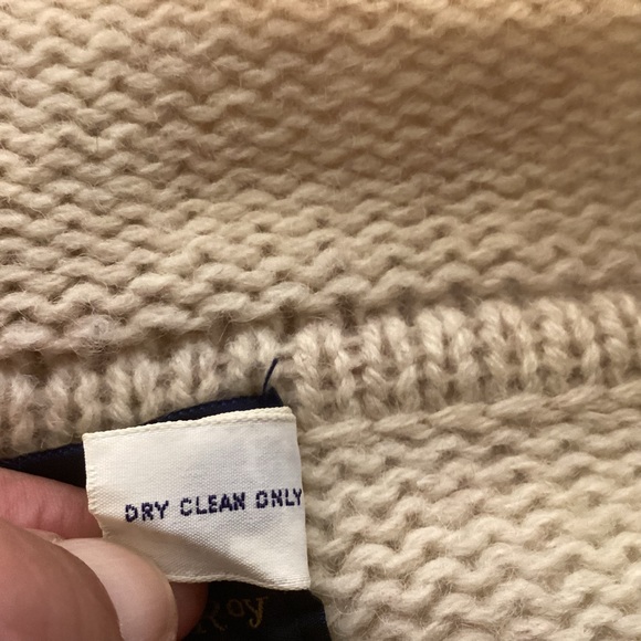 Vintage Wool Sweater Jacket with hood & toggle buttons womens size 40 Bonnie Lee - Picture 9 of 15